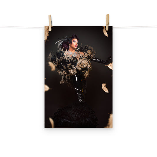 Bishy Feather Glam Poster